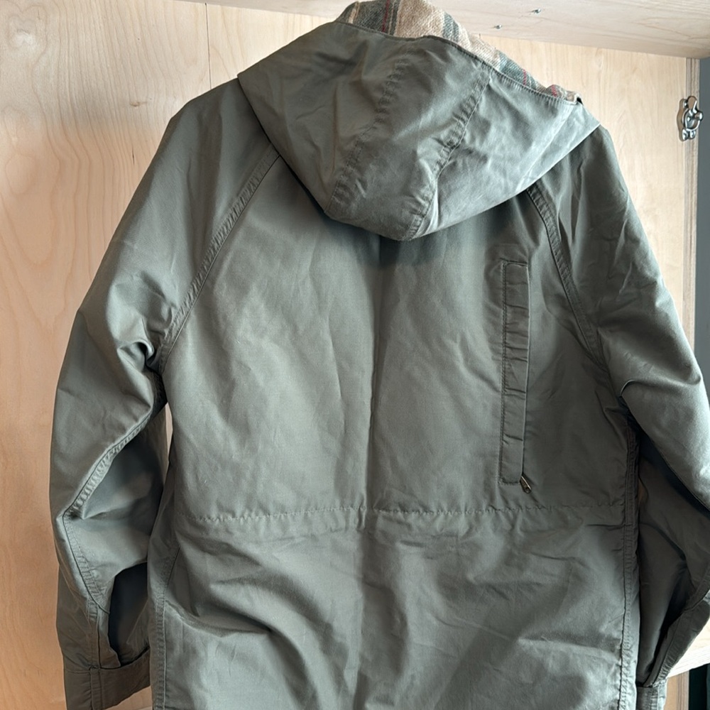 VINTAGE Woolrich Parka Hooded Blanket Lined - Size Small - Picture 5 of 6
